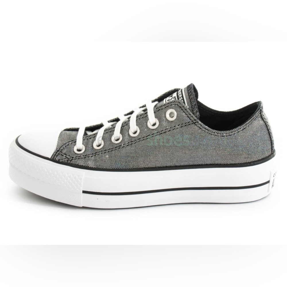 NWT IN BOX CONVERSE CHUCK TAYLOR ALL STARS METALLIC LIFT SNEAKERS SIZE 7 - Picture 7 of 14